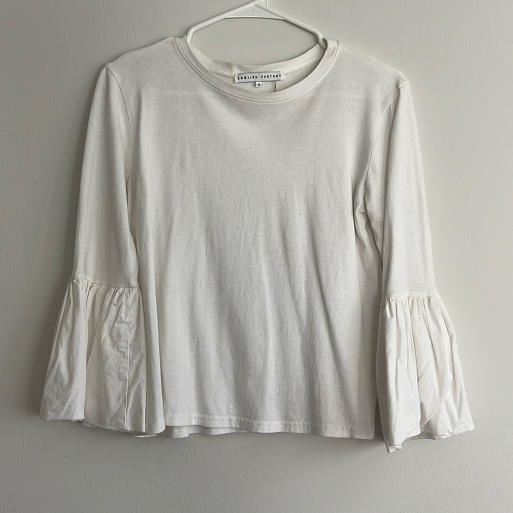 Ruffle sleeve top